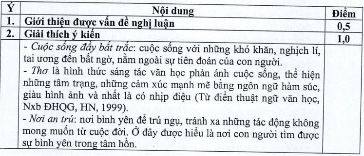 Đề thi năng khiếu môn Văn lớp 11 chuyên Nguyễn Trãi năm 2023-2024