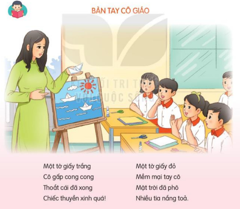 Đọc Bàn tay cô giáo trang 59, 60 Tiếng Việt lớp 3 Kết nối tri thức