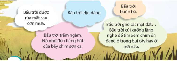 Đọc Bầu trời mùa thu trang 89, 90, 91 Tiếng Việt lớp 4 Kết nối tri thức