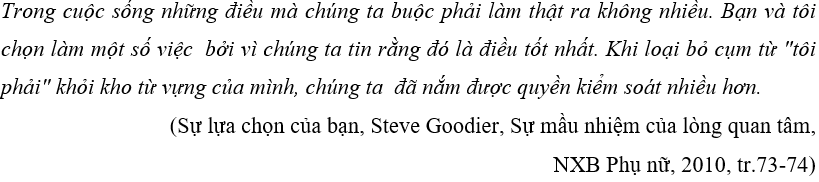 Đọc hiểu Sự lựa chọn của bạn của Steve Goodier