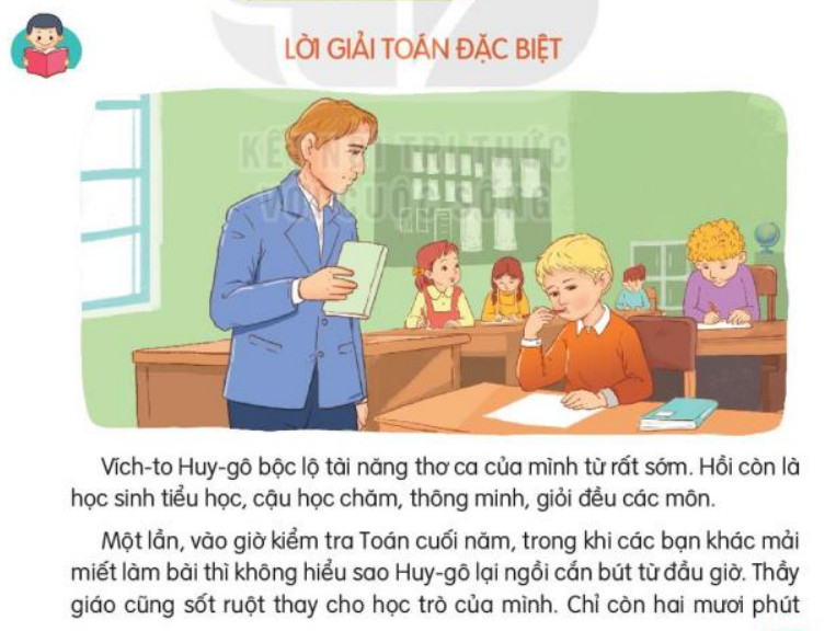 Đọc Lời giải toán đặc biệt trang 50, 51 Tiếng Việt lớp 3 Kết nối tri thức