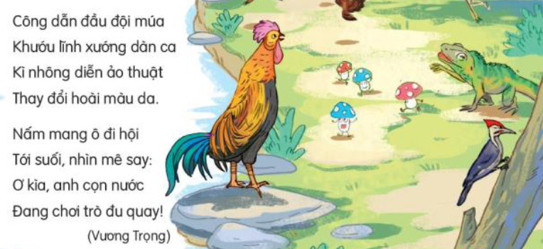 Đọc Ngày hội rừng xanh trang 23, 24 Tiếng Việt lớp 3 Kết nối tri thức