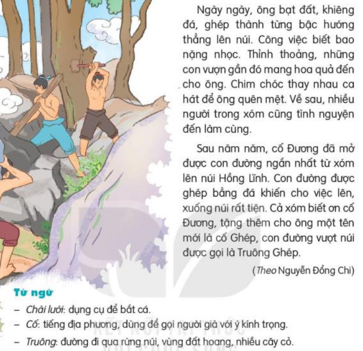 Đọc Những bậc đá chạm mây trang 112, 113 Tiếng Việt lớp 3 Kết nối tri thức