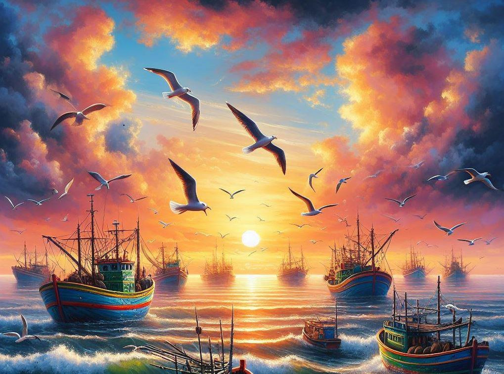 Phân tích đánh giá chủ đề và đặc sắc nghệ thuật bài thơ Đoàn thuyền đánh cá