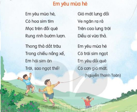 Viết: Em yêu mùa hè trang 12 Tiếng Việt lớp 3 Kết nối tri thức